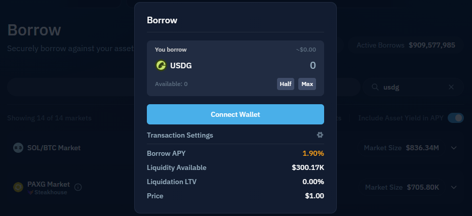 web3: Kamino launches PAXG lending market, supporting USDG lending using gold as collateral.