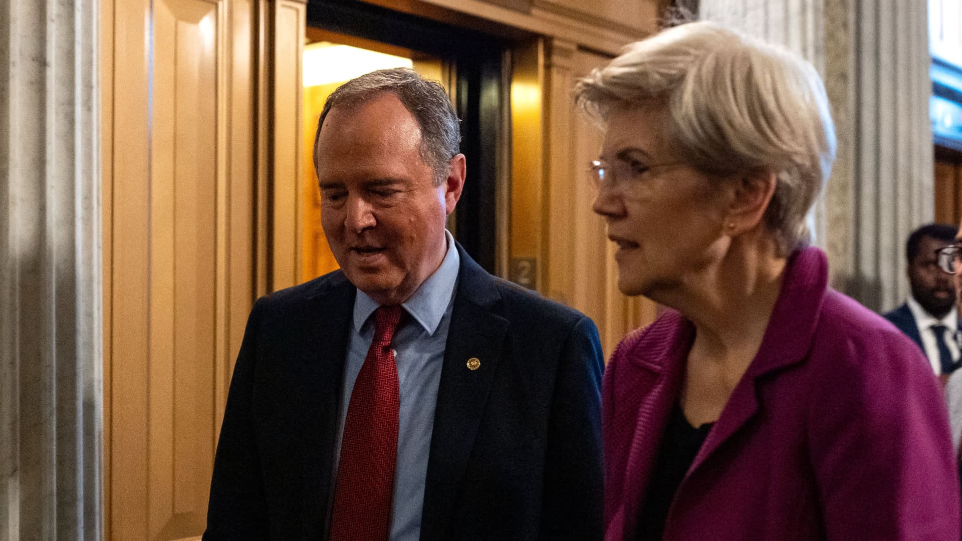 Warren and Schiff have asked the SEC to review Trump's paid media interface.