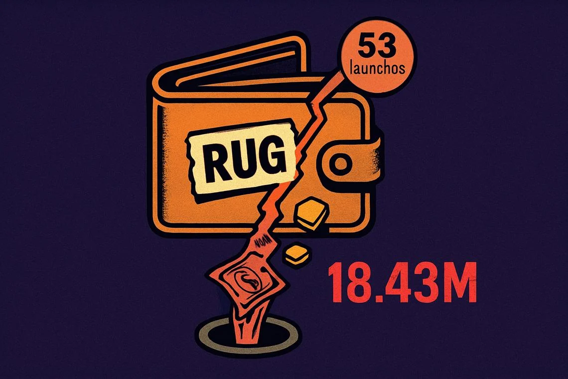 Robinhood Chain 53次代币发行被揭露为 rug pull 诈骗