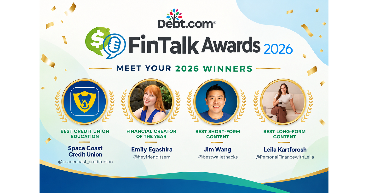 Debt.com Announces Winners of the 2026 FinTalk Awards, Honoring Those with Outstanding Performance in Digital Financial Literacy