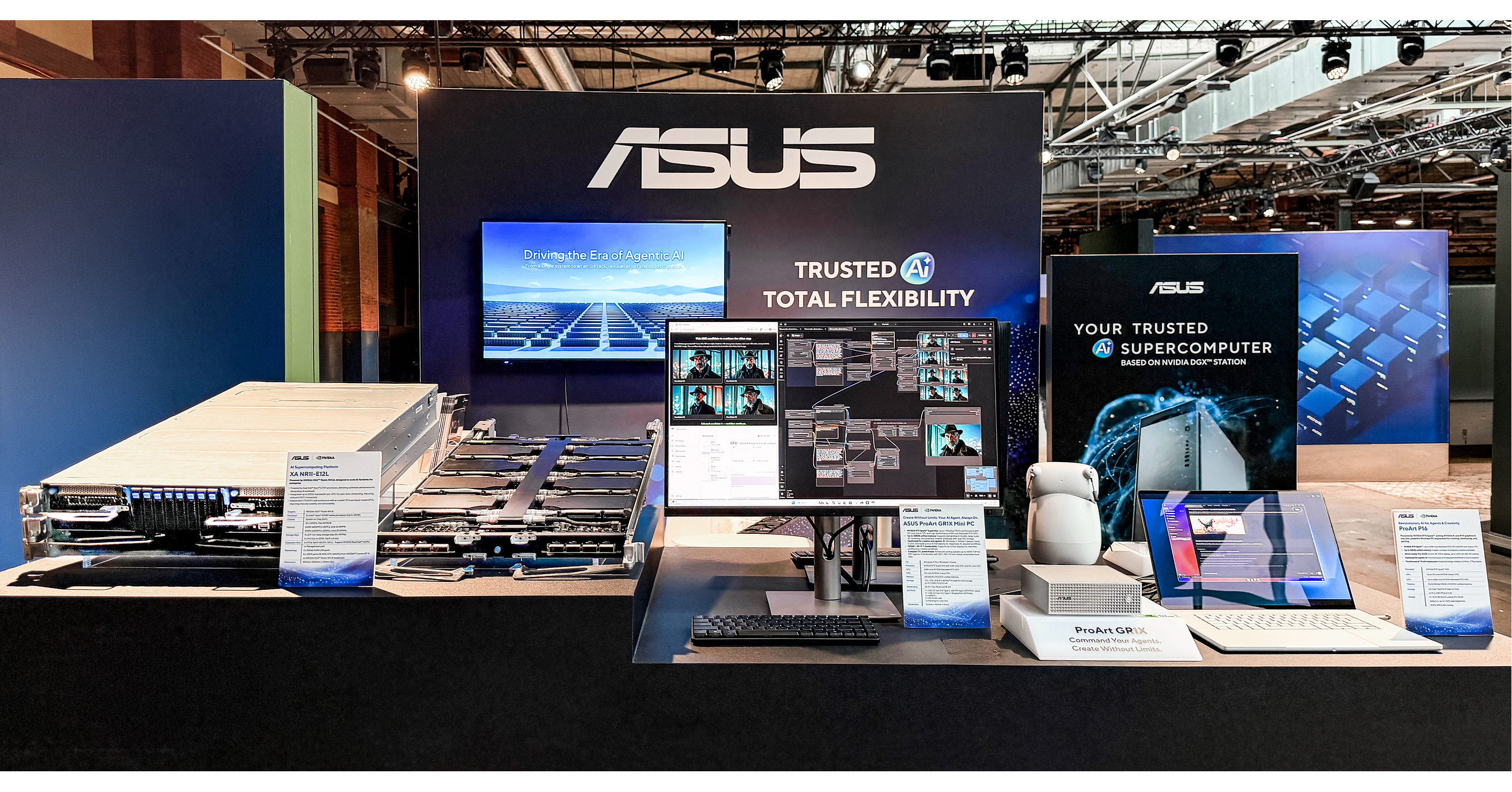 ASUS releases enterprise-level Agentic AI solutions and full-stack AI computers on NVIDIA GTC Berlin 2026