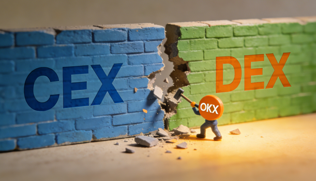 CEX和DEX之间那堵墙，OKX想拆掉它