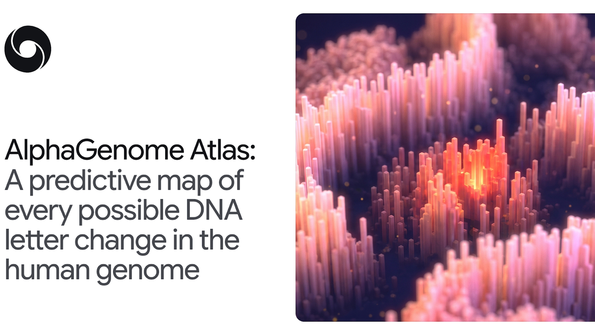 9 billion variations of a single letter of DNA have been calculated in advance: AlphaGenome Atlas brings genetic research into the "check the map first" era