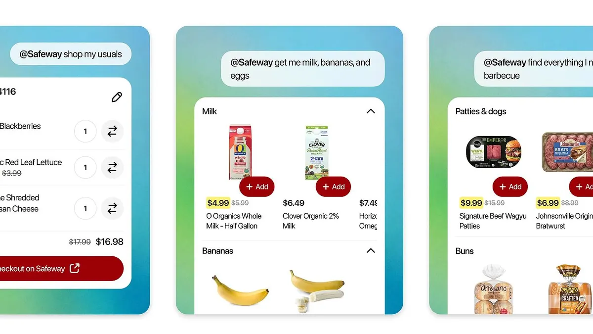 OpenAI Expands Cooperation with Albertsons: Safeway Shopping Plugin Launched, Payment Still Goes Through Retailers